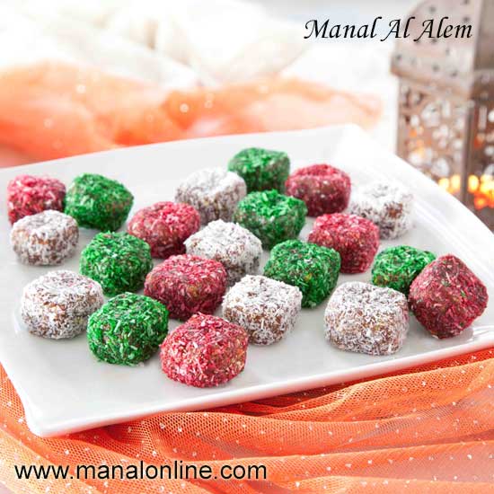 تمرية بالمكسرات وجوز الهند